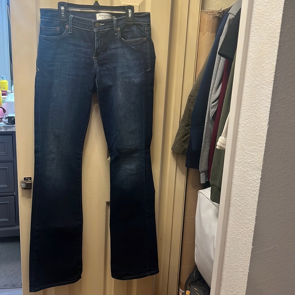 Abercrombie dark blue jeans